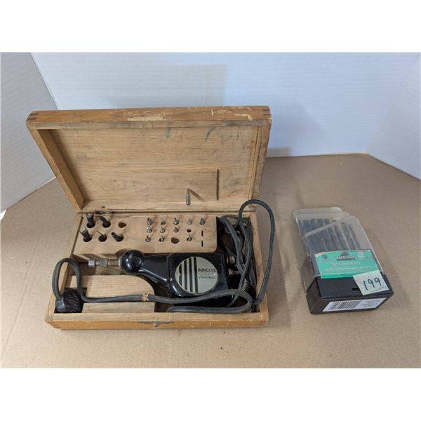 Wood Carver/Engraver & High Speed Steel Drills.