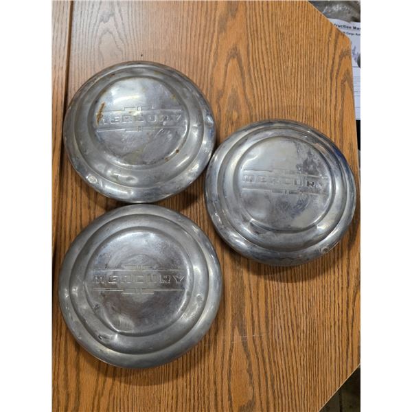 3- 1949 mercury hub caps