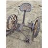 Image 3 : Antique McCormick horse drawn mower- with cast iron seat and tool box