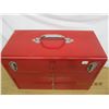 Image 3 : Large 3 Drawer Red Metal Tool Box