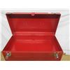 Image 4 : Large 3 Drawer Red Metal Tool Box
