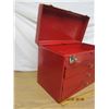 Image 6 : Large 3 Drawer Red Metal Tool Box