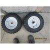 Image 1 : 2 Tires with Steel Rims Lots of Thread