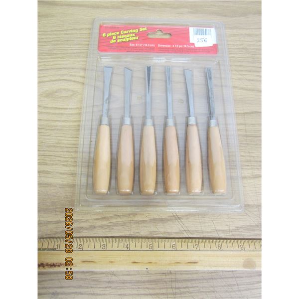 New in Package 6 Piece Wood Chisel Carving Set