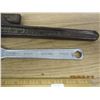 Image 3 : Pipe Wrench and a Adjustable Wrench