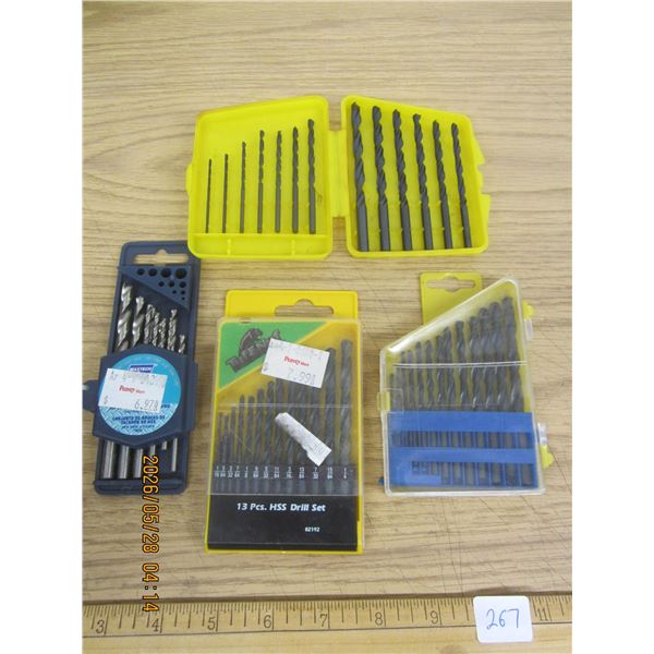 4 Drill Bit Sets Never Used