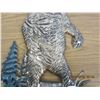 Image 3 : Brass Grizzly Bear Yard Ornament 16 inches Tall