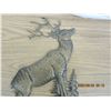 Image 2 : Brass Deer Yard Ornament 16 inches Tall