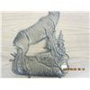 Image 3 : Brass Deer Yard Ornament 16 inches Tall