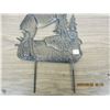 Image 4 : Brass Deer Yard Ornament 16 inches Tall