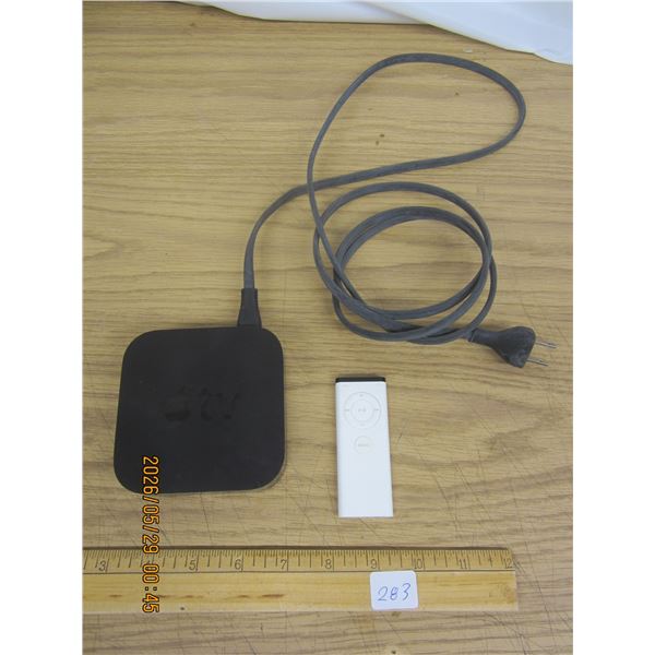 Apple TV with Remote and Cord