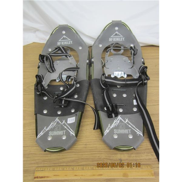 Pair of Aluminum McKinley 21 Summit Snow Shoes