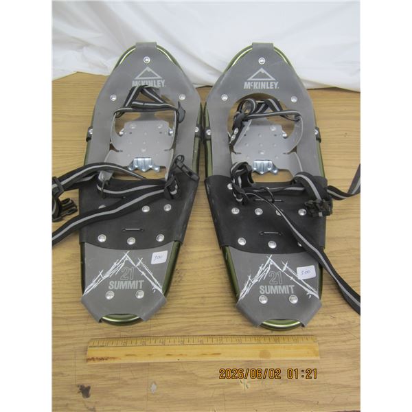 Pair of Aluminum McKinley 21 Summit Snow Shoes