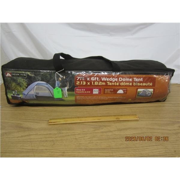 7 Foot x 6 Foot Wedge Dome Tent in Great Shape