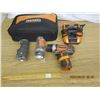 Image 1 : Ridgid  Drill Kit New Condition Charger , Drill ,Angle Drill ,Flash Light Ect.