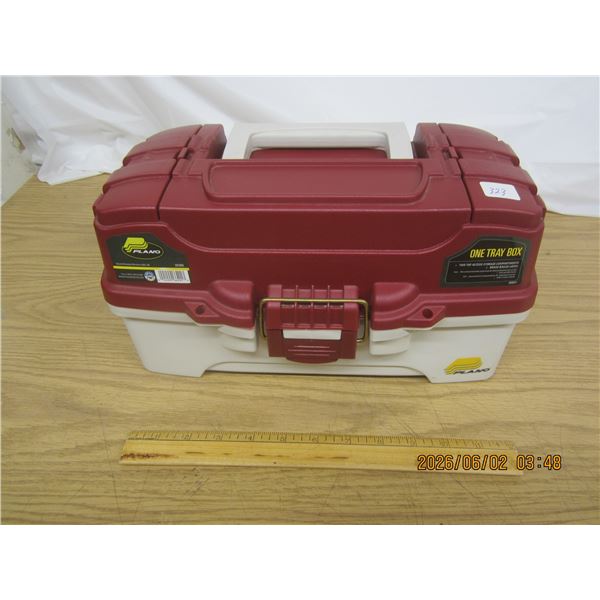 Plano Fishing Tackle Box with Hooks and Tools