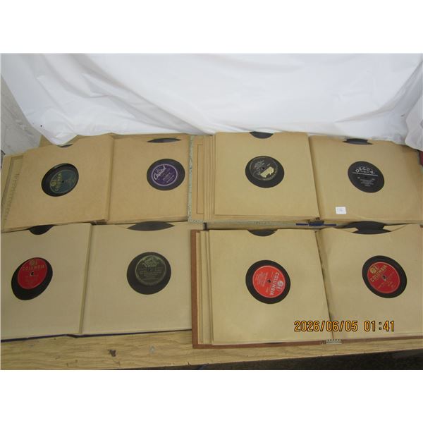 3 Albums Full of 78 RPM Records