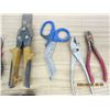 Image 4 : Lot of Hand Tools Pliers ,Pipe Cutter, Hacksaw Ect.