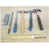 Image 1 : Lot of Hand Tools Hammer ,Files ,Sharpening Stone