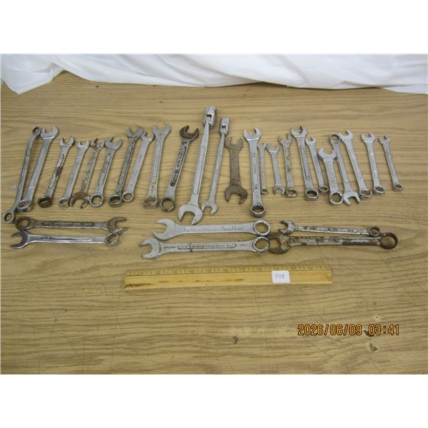 Lot of Different Wrenches