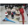 Image 1 : Lot of Engine Type Products Oil ,Brake Fluid , Funnels Ect.