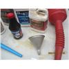 Image 5 : Lot of Engine Type Products Oil ,Brake Fluid , Funnels Ect.