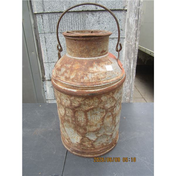 Antique Cream Can