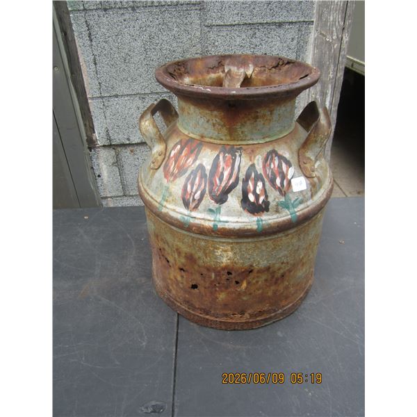 Antique Cream Can