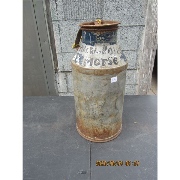 Antique Cream Can