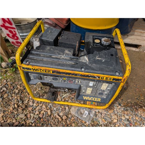 WACKER Gas G56 Generator (Not tested)