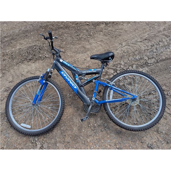 DYNO Dual Suspension Blue Bike