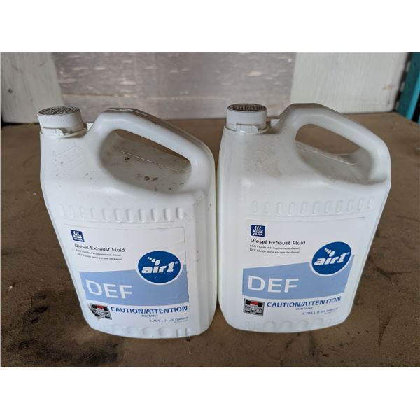 (2) Jugs of 1 gal DEF (new)