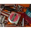 Image 2 : 467: Tool Box with Socket Set plus an Imperial and Metric Measuring Tape + B&D CarLite.