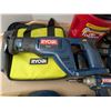 Image 2 : 470: RYOBI Cordless Products: Hand-held Vacuum Cleaner, Reciprocal Saw, Drill, Jigsaw, 2 Flashlights