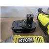 Image 5 : 471: RYOBI Products:  Multiple Battery Charger, Battery & Drill.