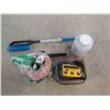 Image 1 : 472: MASTERCRAFT Multiple Plug-In + container of Casters + Roll of Plastic Twine + never used Extens