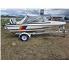 Image 1 : 12ft Peterborough boat and loader trailer- VIN:Sk000000000251199- Runs and drives- has keys