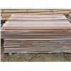 Image 3 : Pallet of flat top pickets- 5.3" by72"- 81 packs- cedar colored