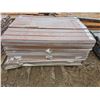 Image 2 : Pallet of flat top pickets- 5.3" by72"- 81 packs- cedar colored