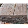 Image 4 : Pallet of flat top pickets- 5.3" by72"- 81 packs- cedar colored