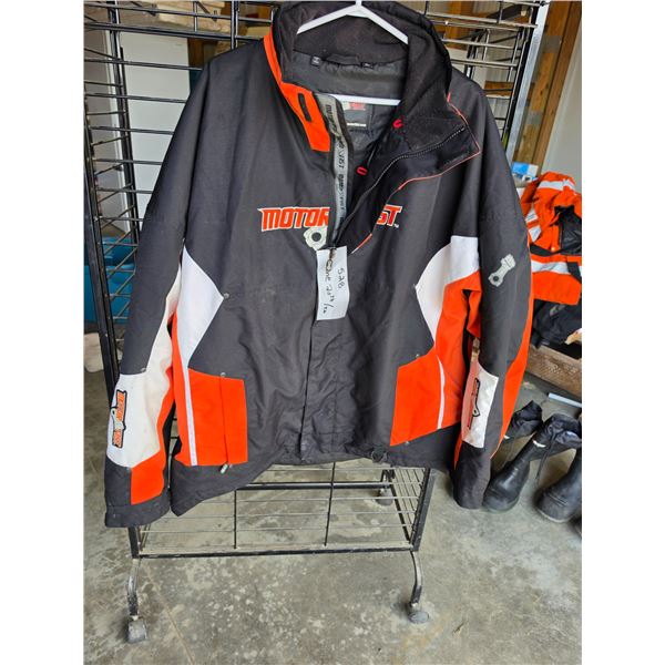 Motor Fist Insulated Coat Men XL Vintage