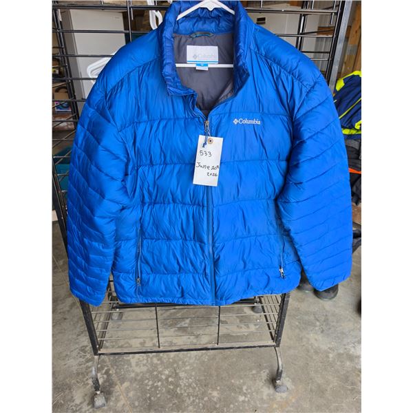 Men Warm Columbia Jacket Size XL