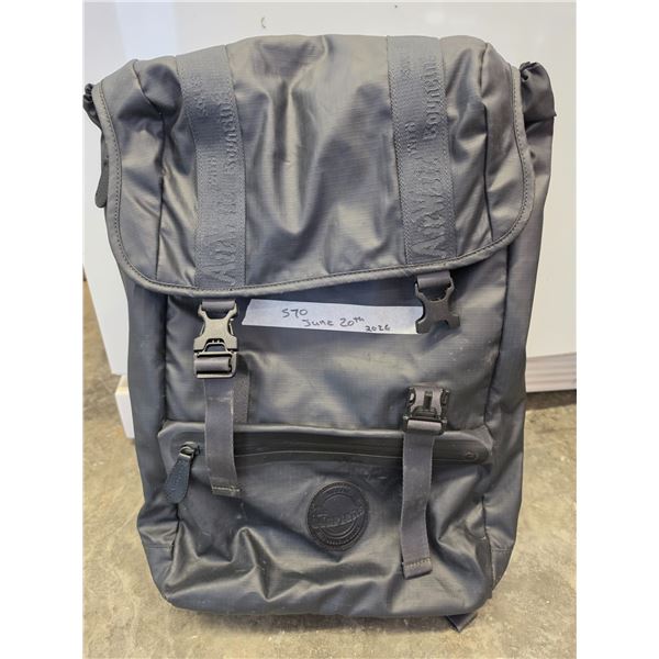 Grey backpack