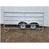 Image 1 : Galvanized fence gate- 9' 8" by 5ft