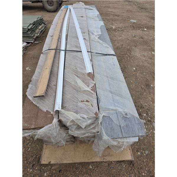 Assorted hardeboard siding- 12ft by 1ft boards