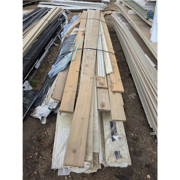 Pallet of mixed lumber- 10ft and 16ft pieces