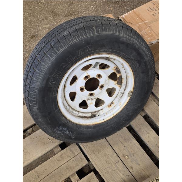 Tire and rim- st205/75R14