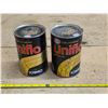 Image 1 : 2 vintage cans of Esso motor oil - full