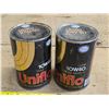 Image 3 : 2 vintage cans of Esso motor oil - full