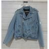 Image 1 : Blue Denim MotorCycle Jacket Size 42 (s)